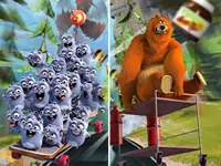 Grizzy and the Lemmings Yummy Race