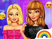 BFFs Black And Pink Fashionista