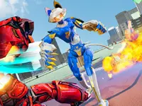 Cat Robot Transform War