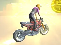 Cartoon Moto Stunt